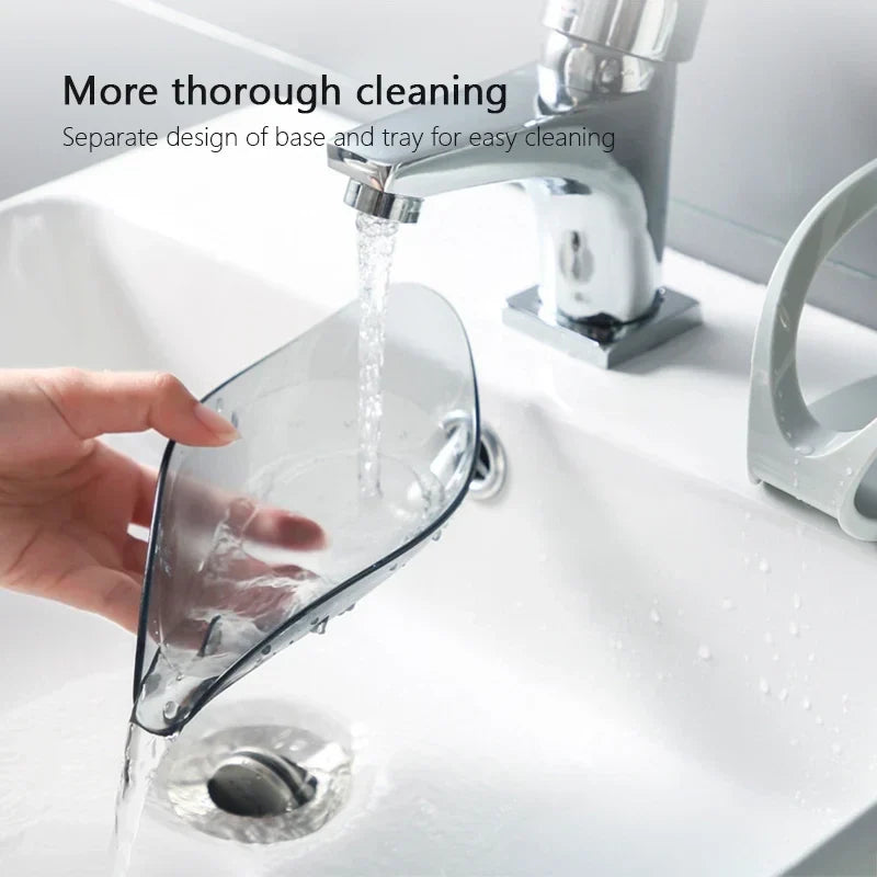 Leaf Shape Suction Soap Dish