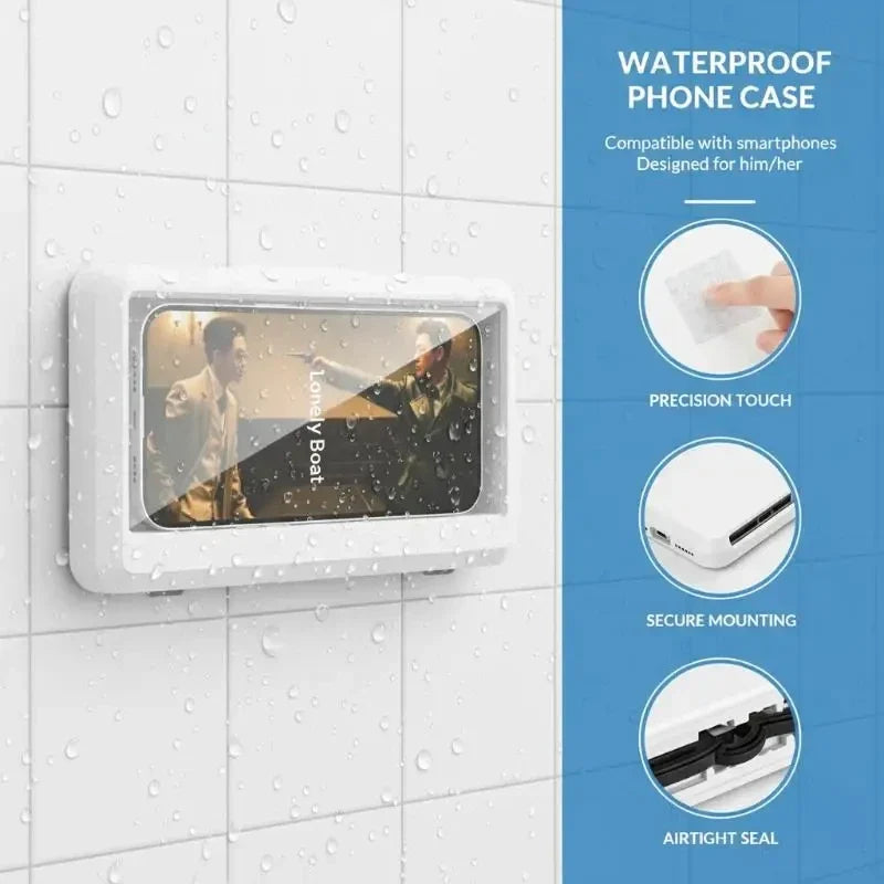 Waterproof Rotating Shower Phone Holder