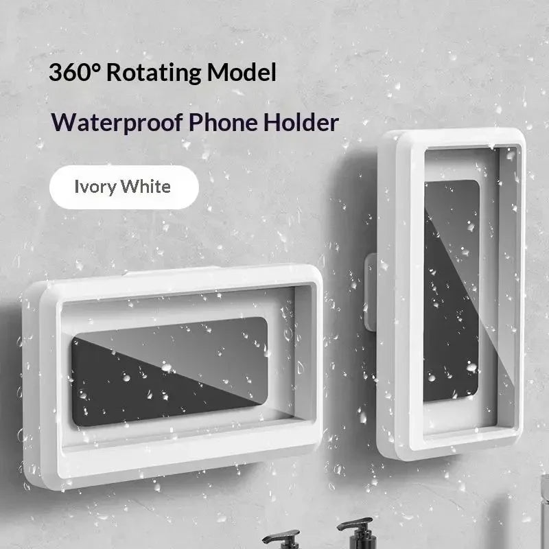 Waterproof Rotating Shower Phone Holder