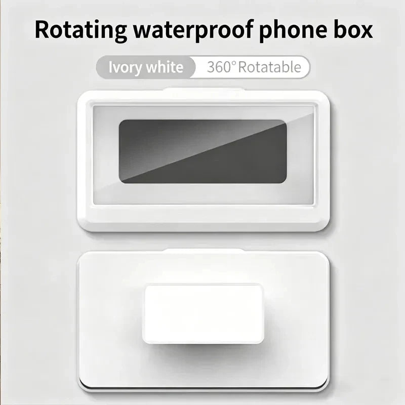 Waterproof Rotating Shower Phone Holder