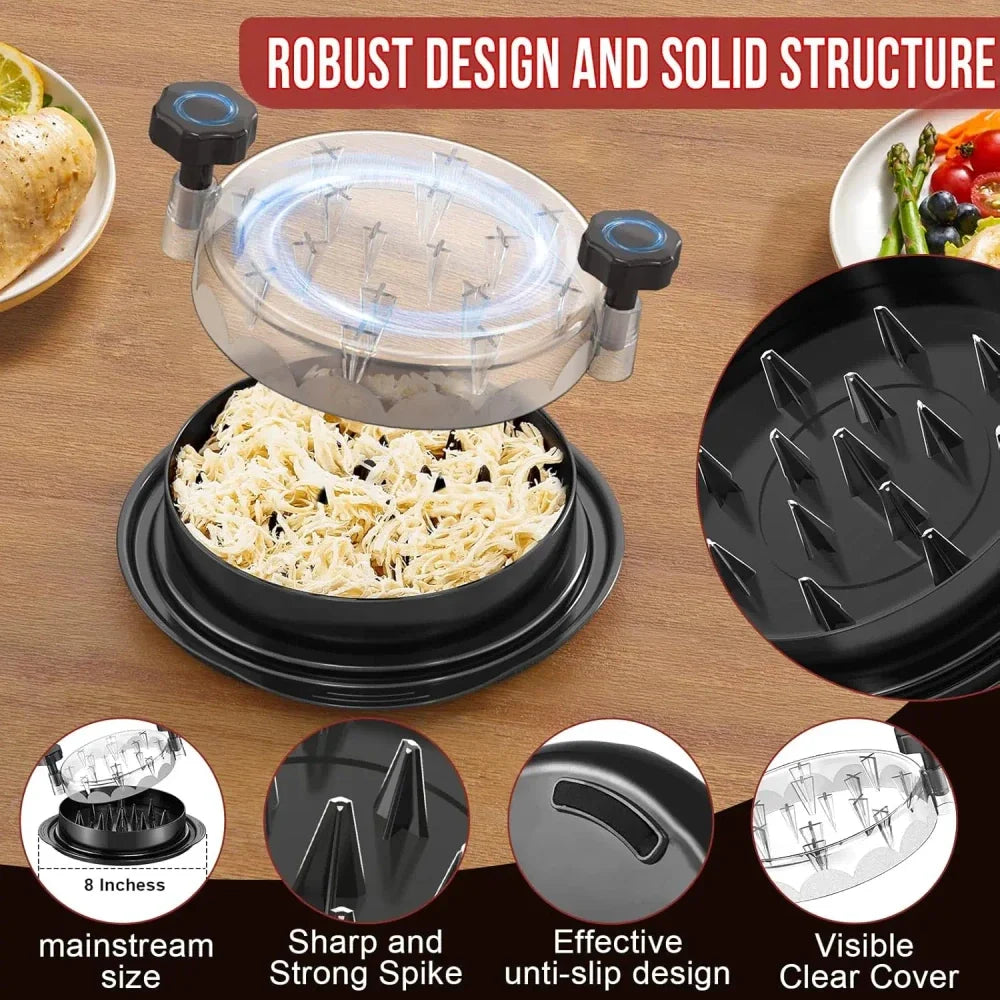 Black Plastic Chicken Shredder