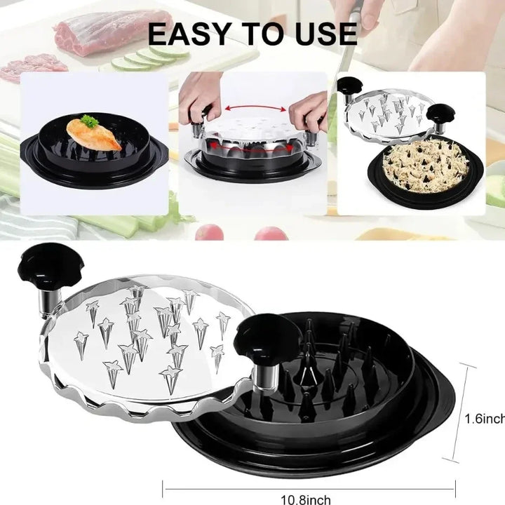 Black Plastic Chicken Shredder