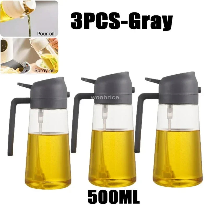 Dual Function Oil Dispenser Bottle