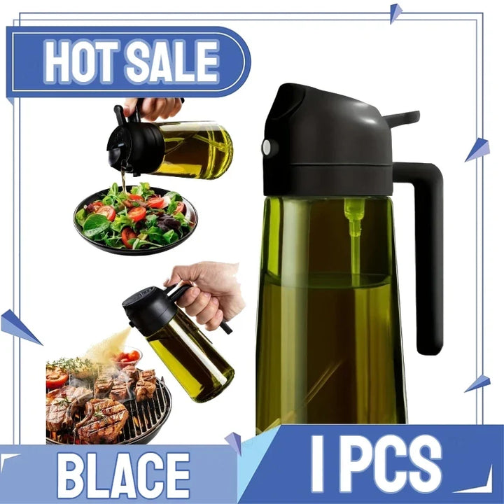 Dual Function Oil Dispenser Bottle