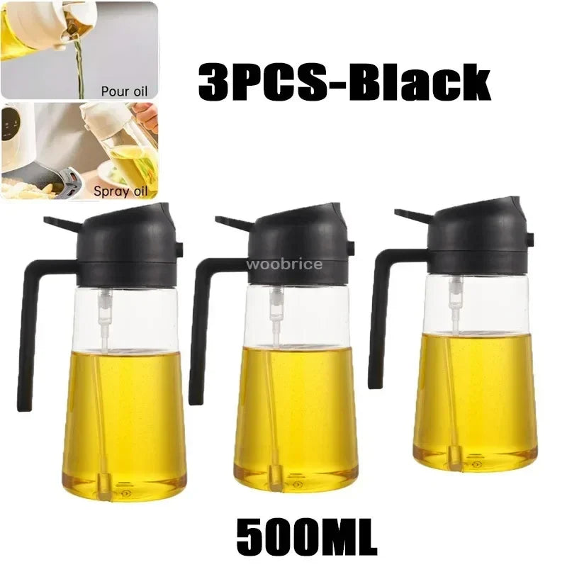 Dual Function Oil Dispenser Bottle
