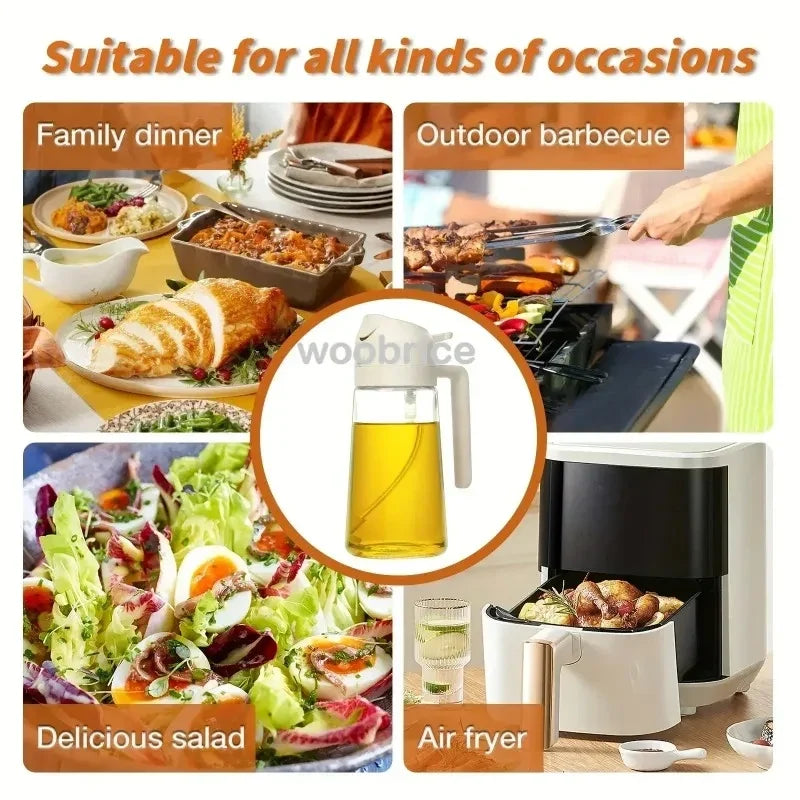 Dual Function Oil Dispenser Bottle