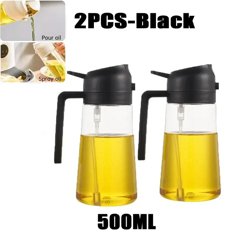 Dual Function Oil Dispenser Bottle
