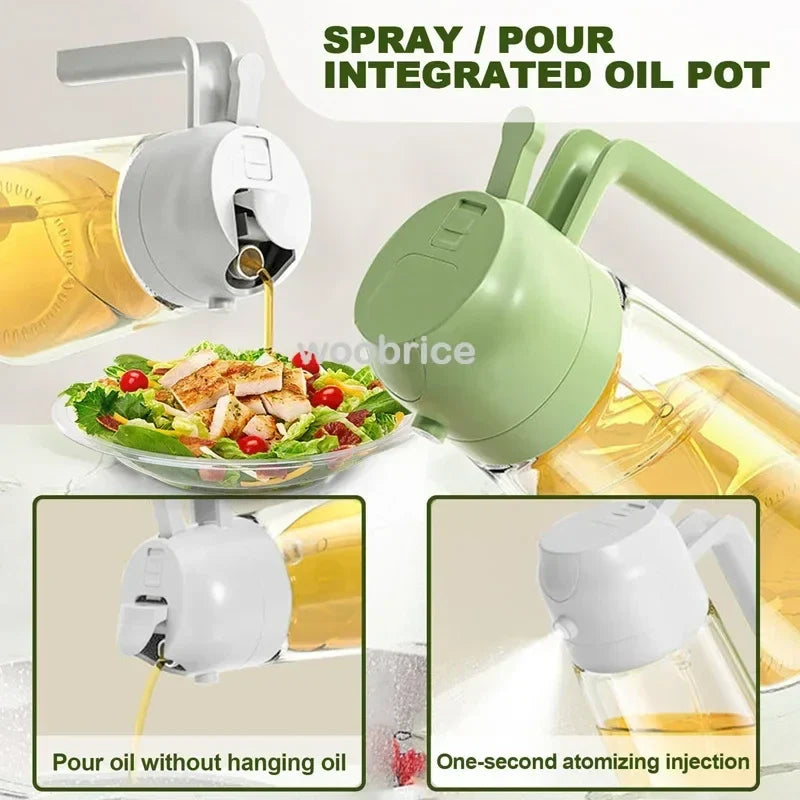 Dual Function Oil Dispenser Bottle