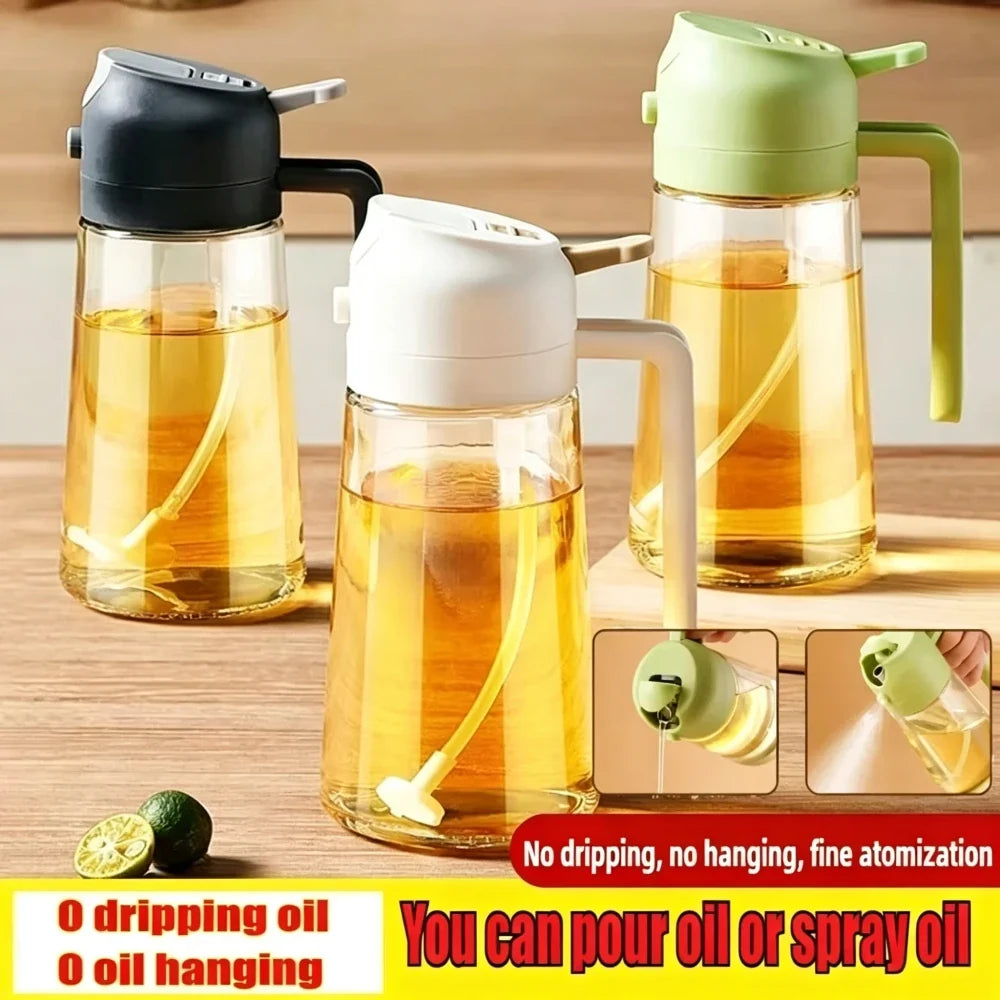 Dual Function Oil Dispenser Bottle