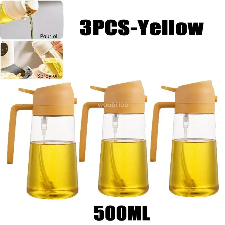 Dual Function Oil Dispenser Bottle
