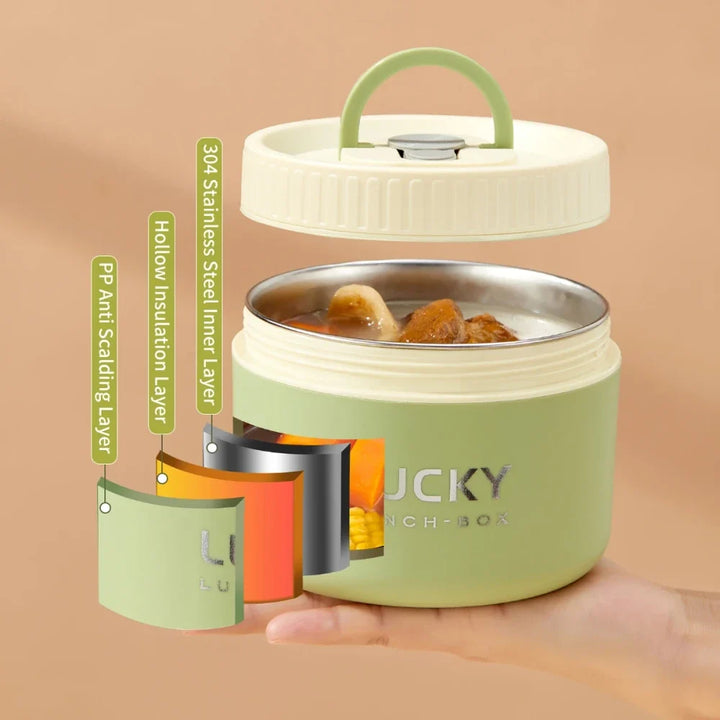 Insulated Stainless Steel Thermal Bento Lunch Box