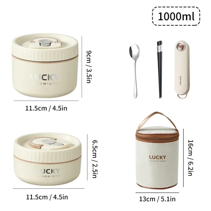 Insulated Stainless Steel Thermal Bento Lunch Box