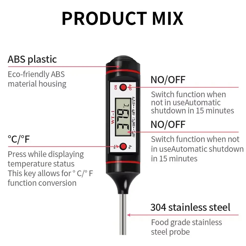 Digital Food Probe Thermometer