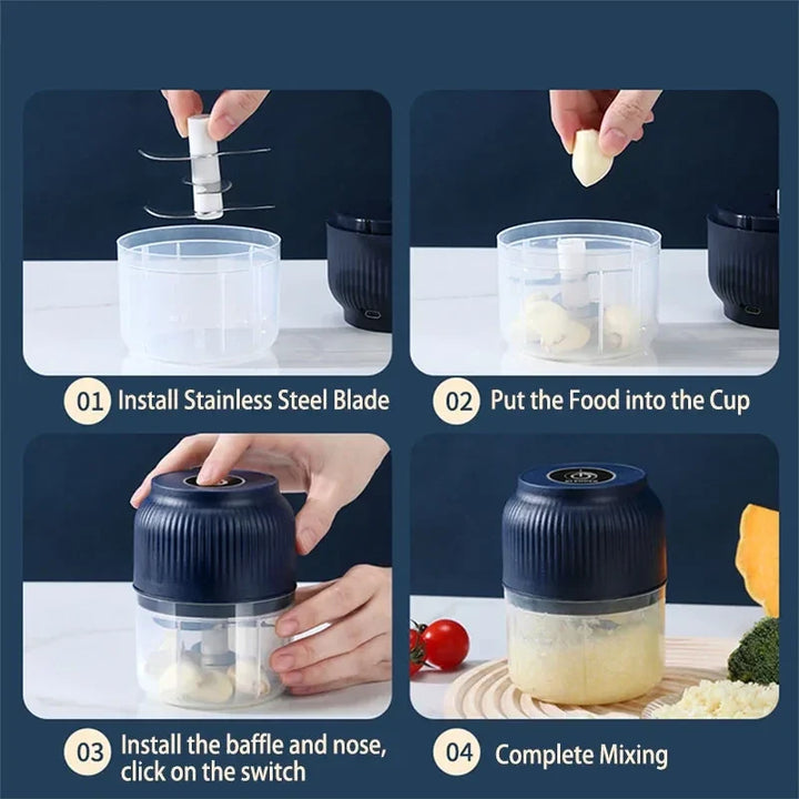 Wireless Electric Garlic Chopper