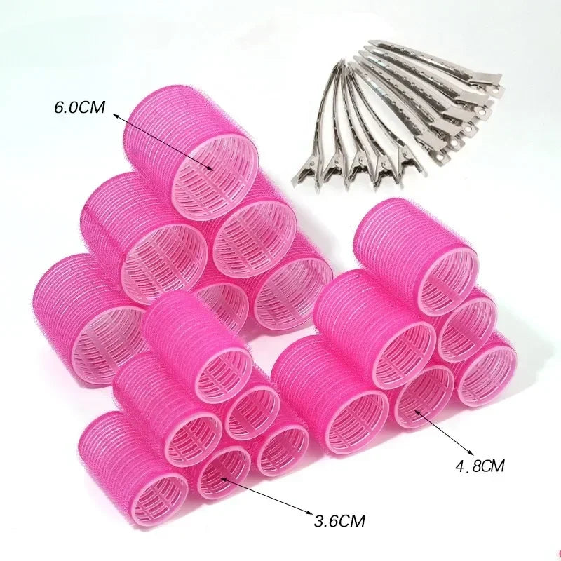 Plastic Self Grip Hair Roller Set