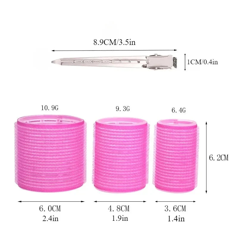 Plastic Self Grip Hair Roller Set