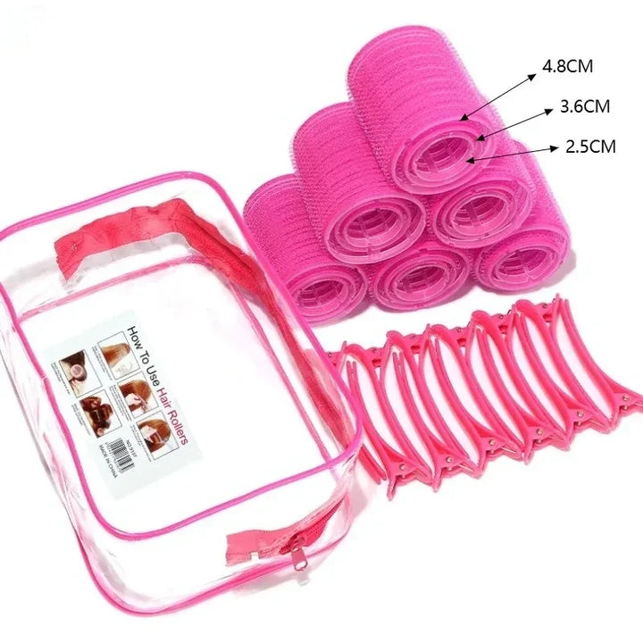 Plastic Self Grip Hair Roller Set