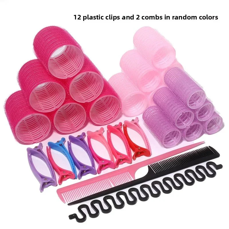 Plastic Self Grip Hair Roller Set