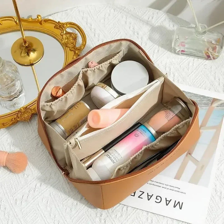 Adjustable Zip Cosmetic Bag