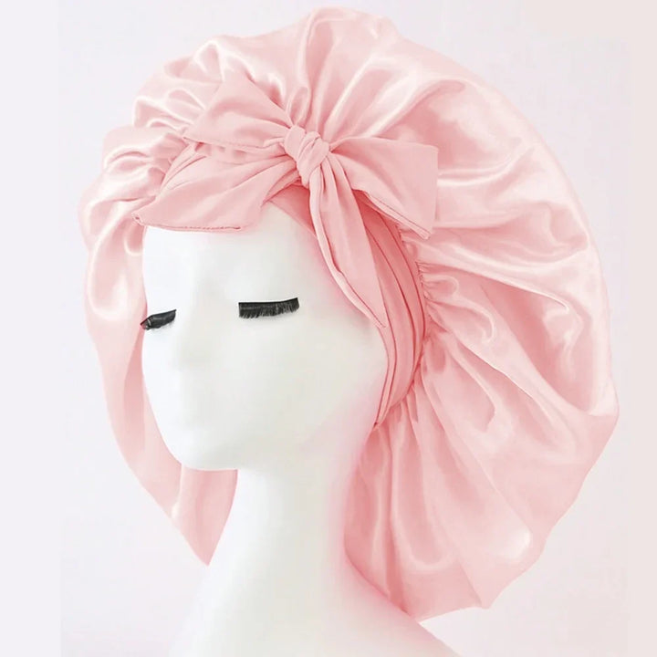 Adjustable Satin Sleep Bonnet