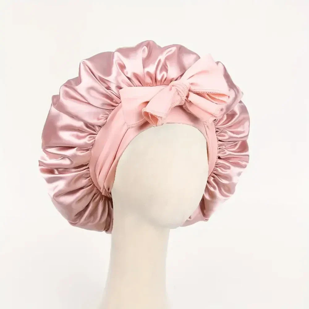 Adjustable Satin Sleep Bonnet
