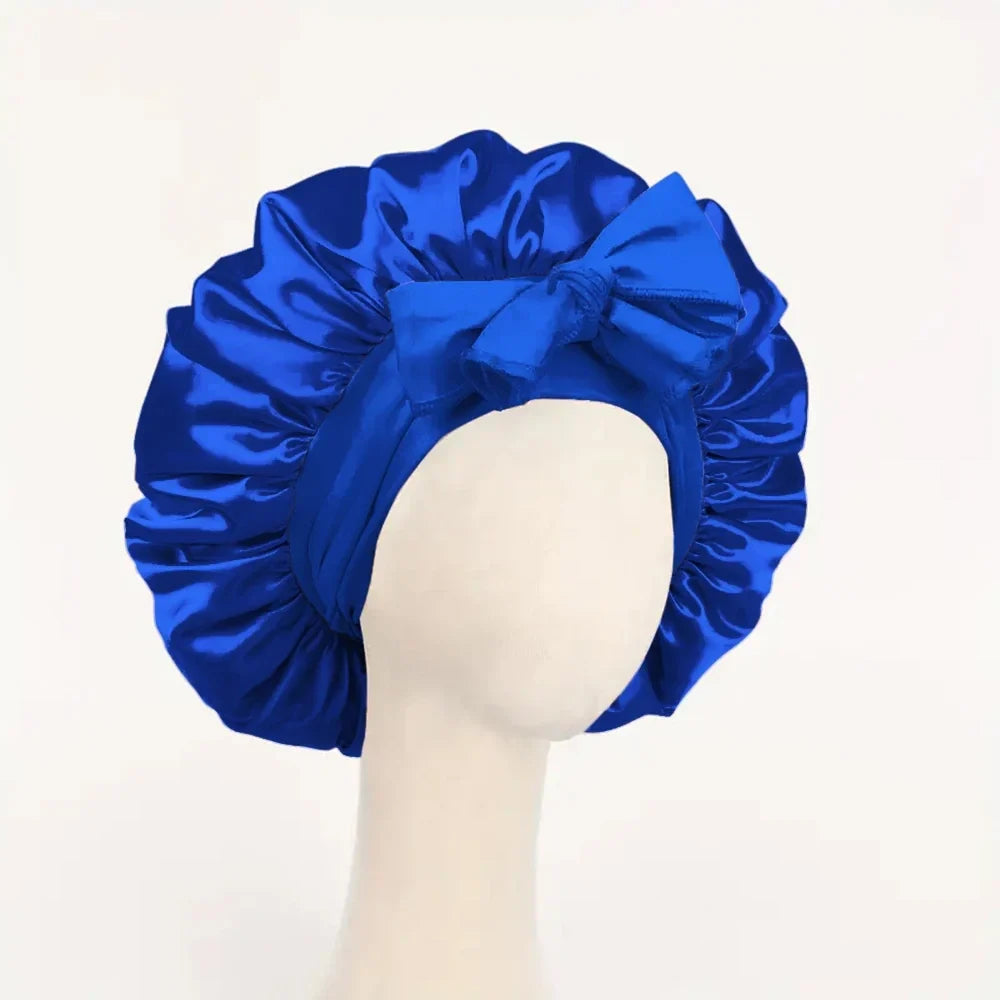 Adjustable Satin Sleep Bonnet