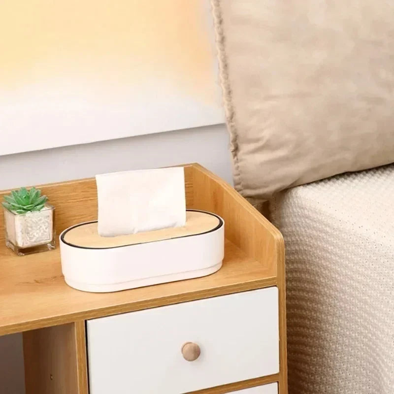 Bamboo Cover Tissue Box