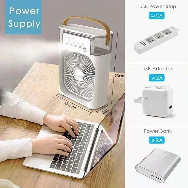 Portable Air Cooler Humidifier Fan