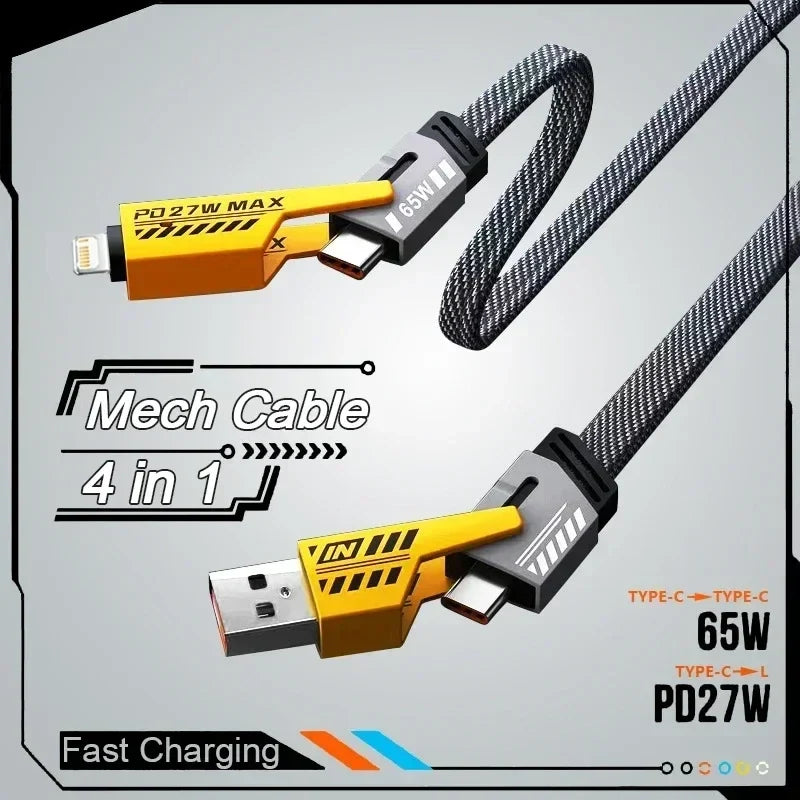 Mecha Fast Charging Multi Port Cable