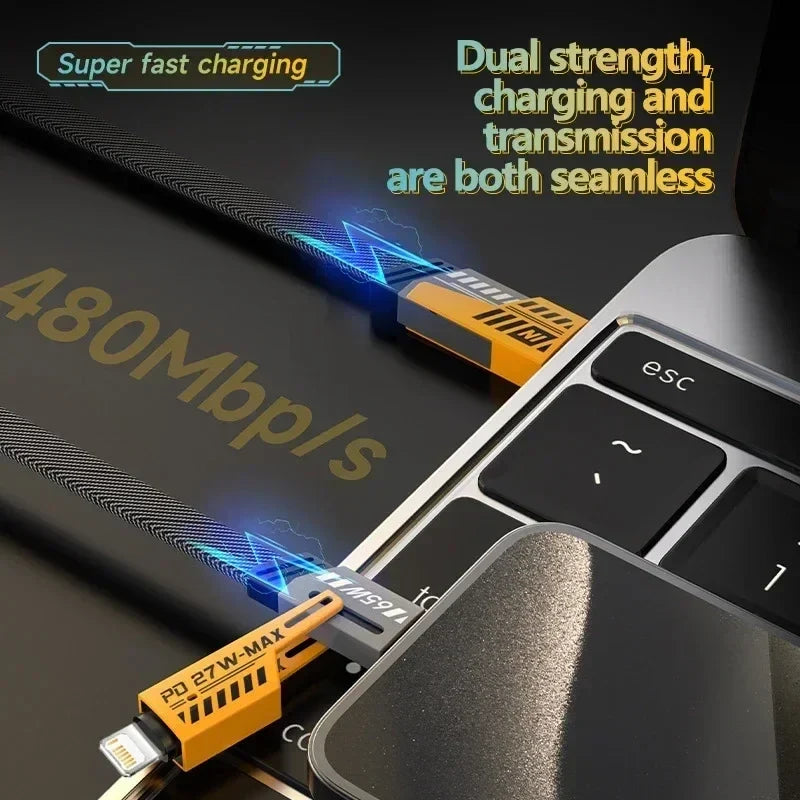 Mecha Fast Charging Multi Port Cable