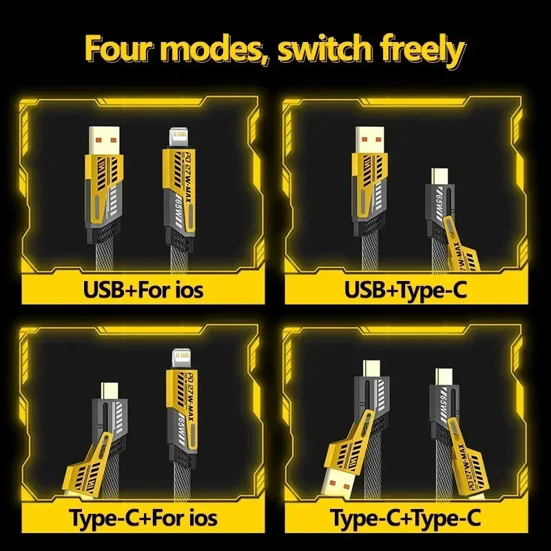 Mecha Fast Charging Multi Port Cable