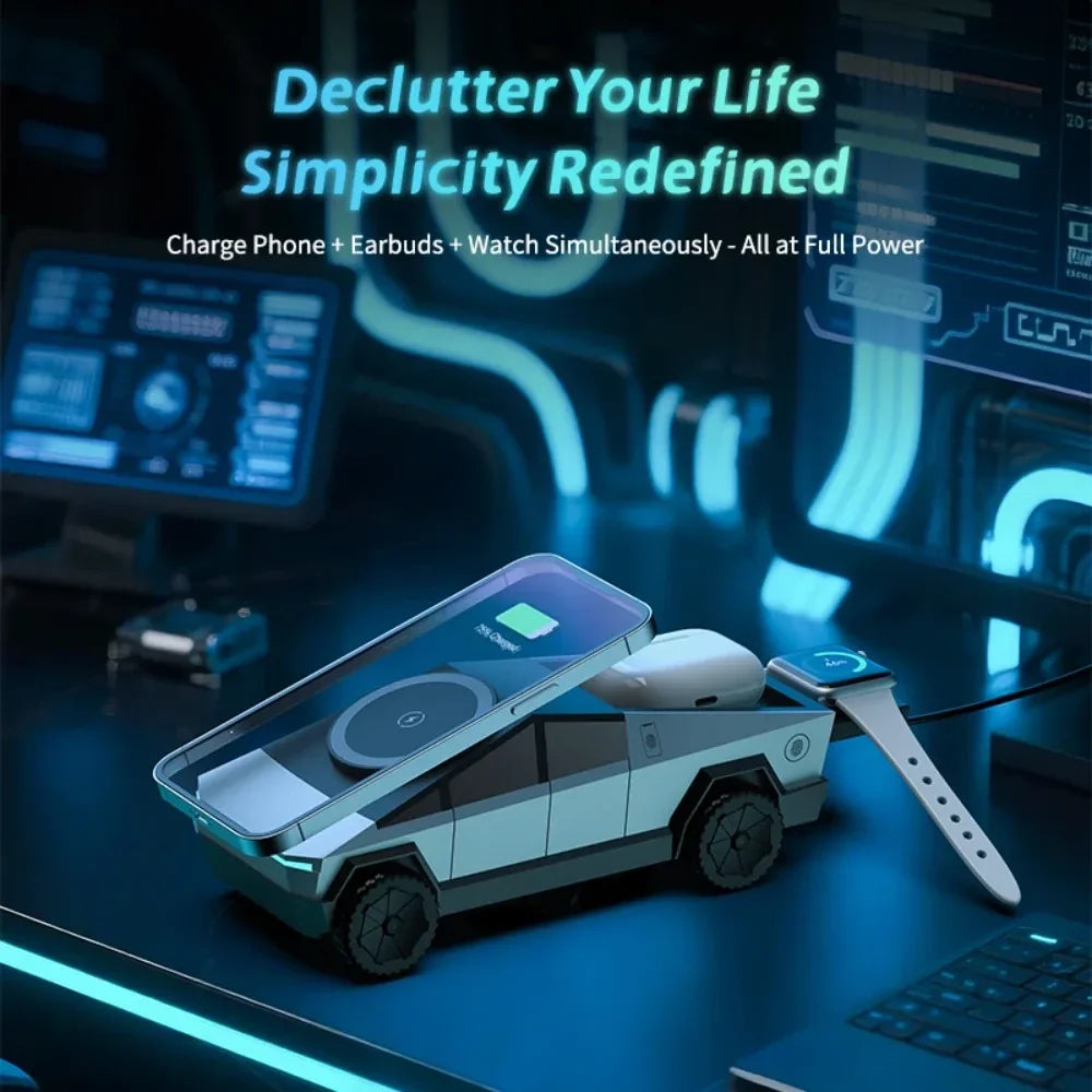 3-in-1 Magnetic Wireless Charger